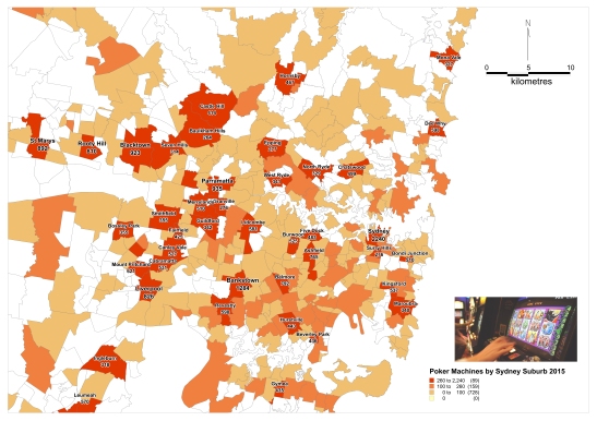 Map 20160219 Sydney Poker Machines by Suburb 2015